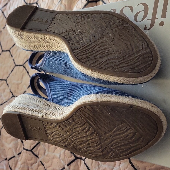 Life Stride Kayden Blue Espadrilles Wedge - Picture 5 of 5